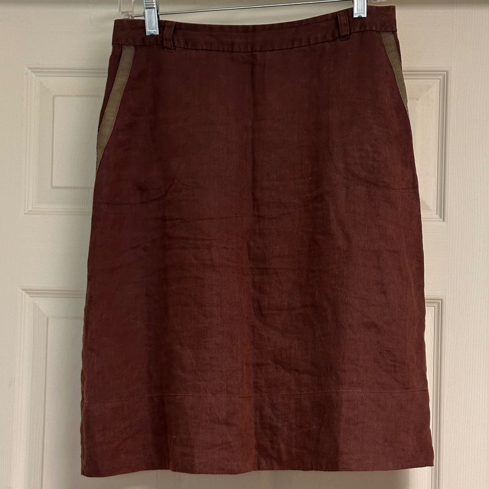 L.K. BENNETT linen skirt